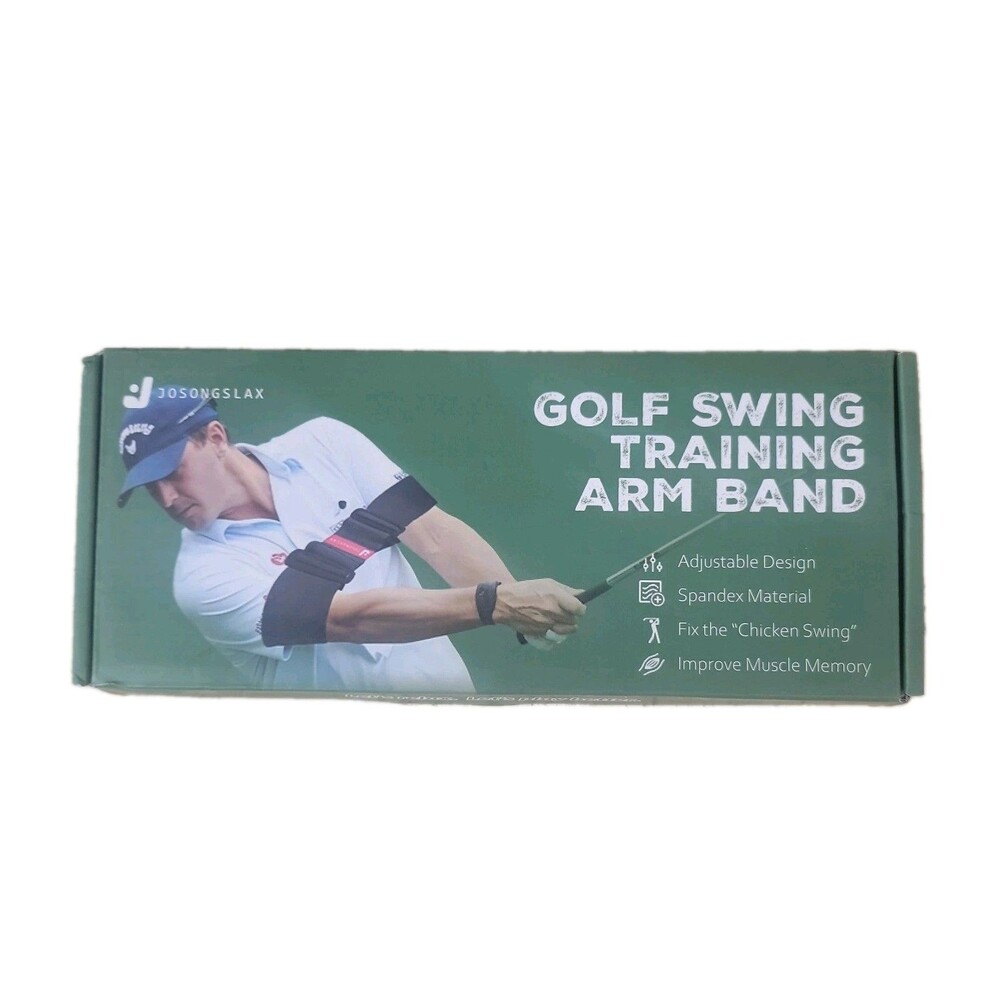 Golf Swing Training Arm Band | Adjustable Aid for Proper Form | Men & Women